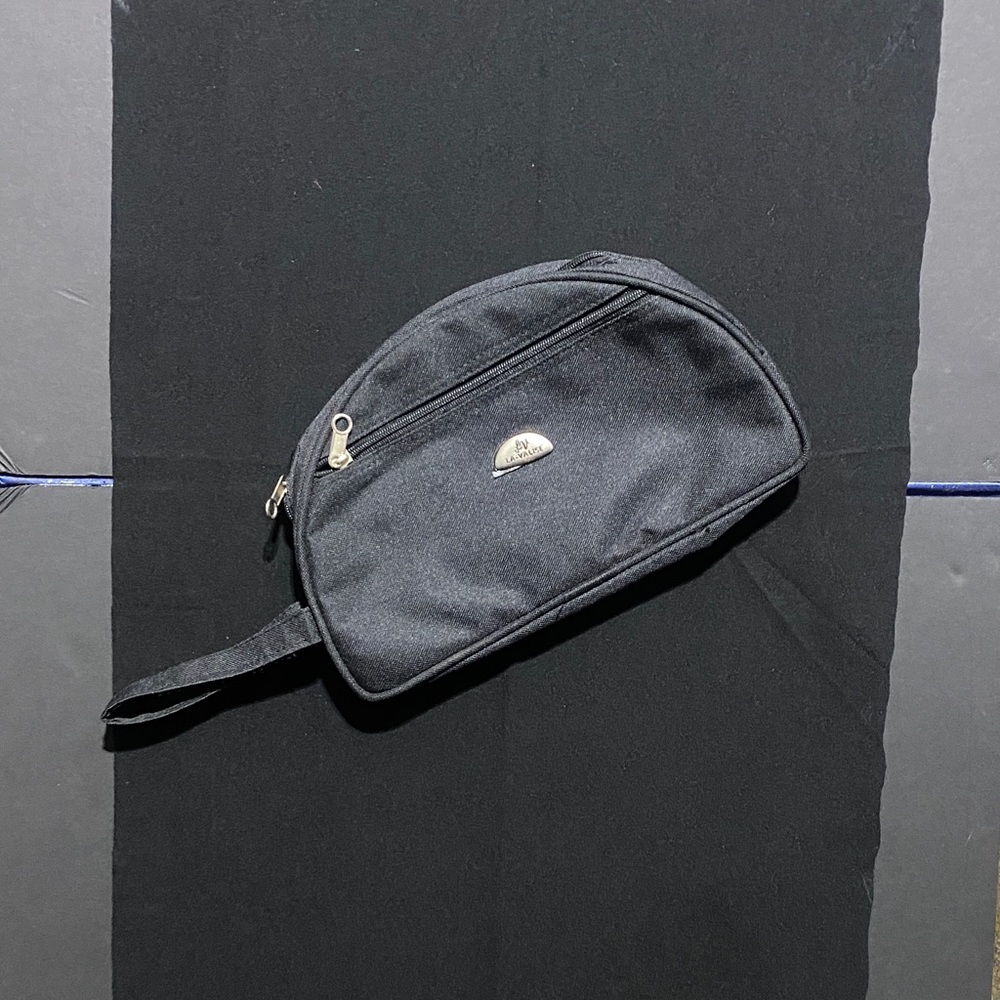 Elegant Black Toiletry Bag for Men